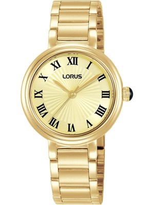 Lorus RG210YX9 Quartz Çelik Altın Rengi 30 mm Kadın Kol Saati
