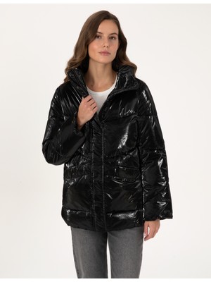 Pierre Cardin Kadın Siyah Comfort Fit Mont 50308990-VR046