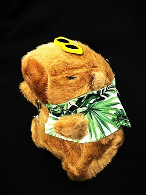 Dükkan Design Capybara Tatilde Peluş Anahtarlık