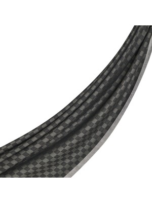 İpekevi Dama Desenli Yün Ipek Şal