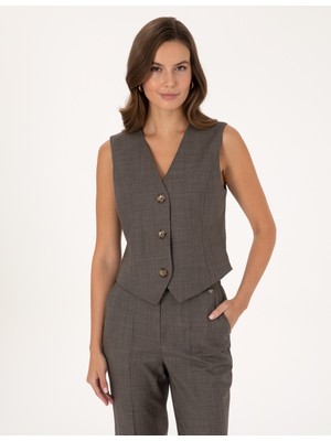 Pierre Cardin Kadın Vizon Yelek 50296909-VR052