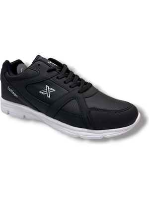 Luttoon 251-26 Deri Anorak Anatomik Erkek Sneaker Siyah Beyaz 45-48