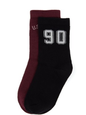 U.S. Polo Assn. Erkek Çocuk 2'li Soket Çorap 50318051-VR046