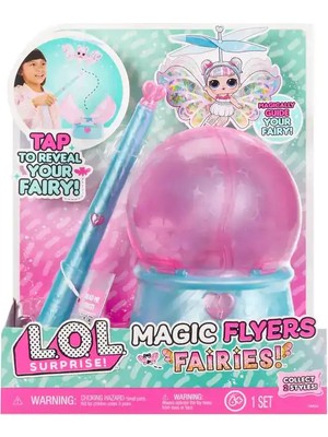 L.O.L. Lol Sihirli Uçan Peri Bebekleri - Flower Child Bebeği Renkli Çiçek Desenli Eğlenceli Oyun Seti