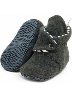 Ella Bonna Polar Bebek Pandufu, Kaydırmaz Taban, Organik Pamuk Astarlı, Ilk Adım Ev Patiği