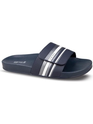 Ceyo 9959-M14 Anatomik Taban Cırtlı Erkek Terlik Lacivert 40-46