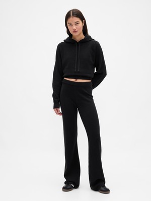 Gap Kadın Siyah Cashsoft Boot Eşofman Altı