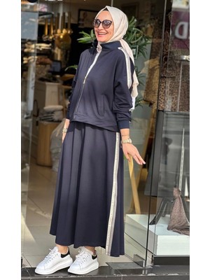 1.sınıf Krep Kumaş Etekli Takım-Camelya