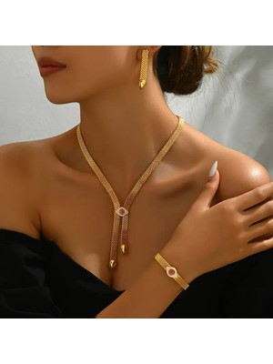 Set.up 3'lü Altın Model Set