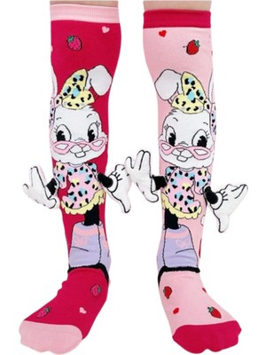 Kostümix Maymun Figürlü Kuyruklu Diz Altı Çorap