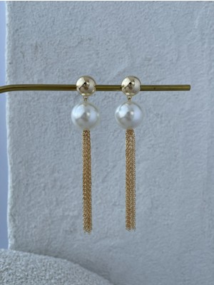 Set.up Sallantılı Inci Küpe