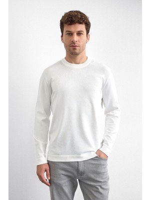 Back & Bond Regular Fit Bisiklet Yaka Triko Erkek Triko B35W40043 117