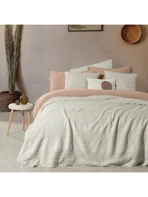 Sarev Anthos Yatak Örtüsü Tek Kişilik Bej