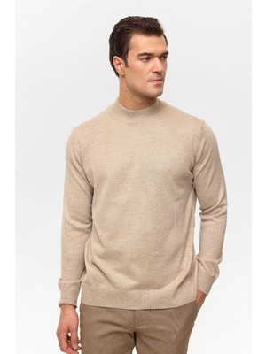 Süvari Tr2013700485 Yün Akrilik Yarım Balıkçı Yaka Erkek Kazak