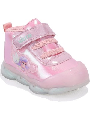 Vicco Gemini 946B25K445 Pudra Ortopedik Işıklı Kız Bebe Spor Bot