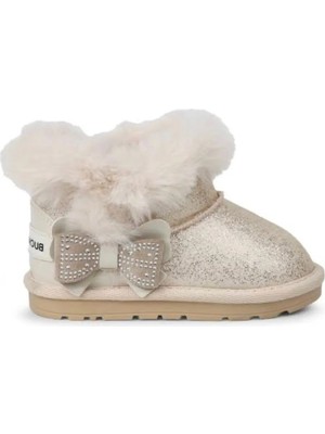 Buckhead Curly Kız Çocuk Simli Kürklü Bot