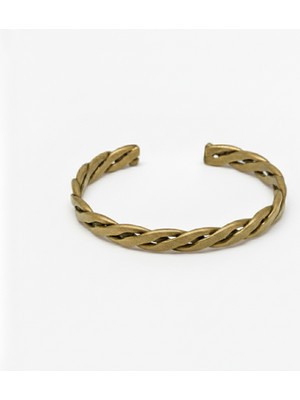 Tesbihname Kadın Bakır Bileklik - Otantik Burma Model - Ayarlanabilir Yapı