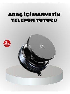 Adat Mıknatıslı Araç Telefon Tutucu Vakum Teknolojili 360° Ayarlanabilir