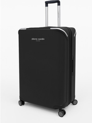 Pierre Cardin Orta Boy %100 Polipropilen Valiz Siyah 04PC7090