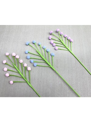 Tbl Dekor El Örgüsü Dekoratif Tomurcuk Çiçeği