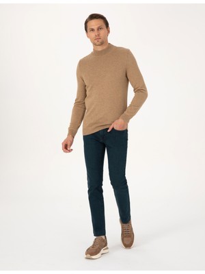 Pierre Cardin Erkek Haki Slim Fit Jean Pantolon 50315292-VR027