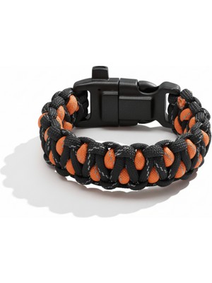 Tesbihname Pusulalı Çakmaklı Taktik Paracord Bileklik - Alev Kamuflaj Desen - Kamp ve Doğa Sporları Için