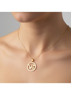 TabiTela 8 ayar altın kolye ucu E&W GM11356 1 gr