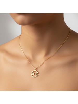 TabiTela 8 ayar altın kolye ucu E&W GM11353 1 gr