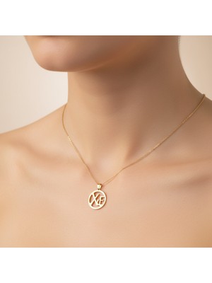 TabiTela 8 ayar altın kolye ucu E&X GM11362 0.5 gr