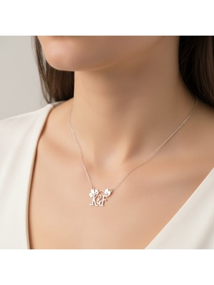 TabiTela 925 Ayar gümüş kolye F&K SM11439