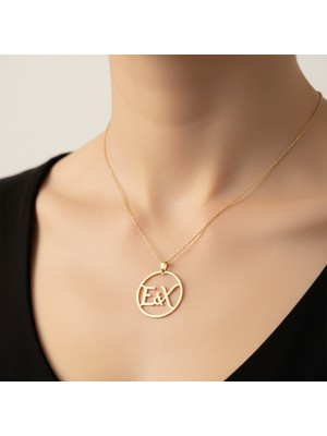 TabiTela 8 ayar altın kolye ucu E&X GM11359 0.5 gr