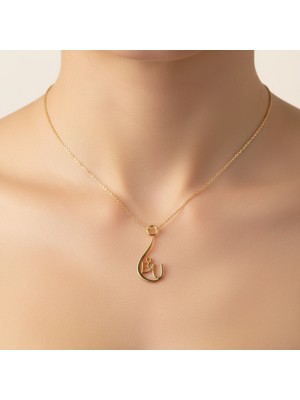 TabiTela 8 ayar altın kolye ucu E&U GM11338 0.5 gr