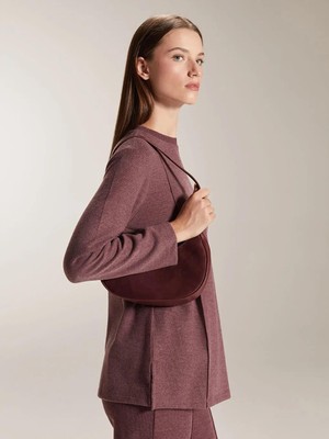 LC Waikiki Büyük Beden Bisiklet Yaka Kadın Sweatshirt Tunik  (W5)