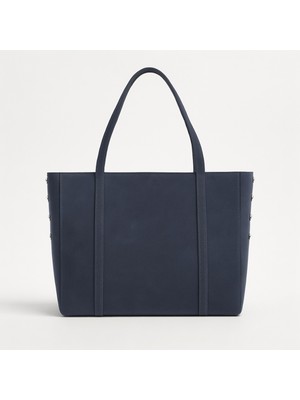 Masilya Brand Zımba Detaylı Omuz ve Kol Çantası Monica