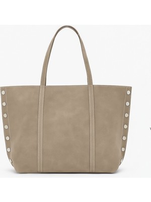 Masilya Brand Zımba Detaylı Omuz ve Kol Çantası Monica