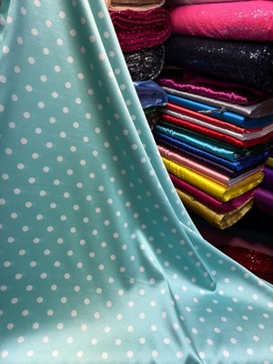 Mekik Manifatura Puanlı Saten Kumaş