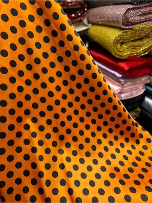 Mekik Manifatura Puanlı Saten Kumaş