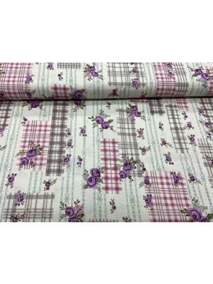 Mekik Manifatura Desenli Duck Keten Kumaş