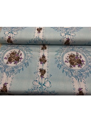 Mekik Manifatura Desenli Duck Keten Kumaş