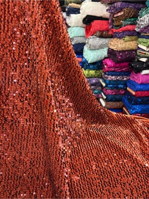 Mekik Manifatura Pullu Kadife Kumaş