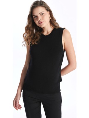 Lc Waikiki Yeni Sezon Bisiklet Yaka Düz Hamile Triko Süveter