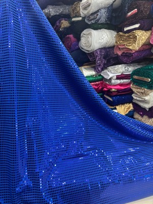 Mekik Manifatura Likralı Pullu Kumaş
