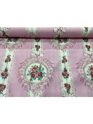 Mekik Manifatura Desenli Duck Keten Kumaş