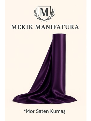 Mekik Manifatura Kristal Saten Kumaş
