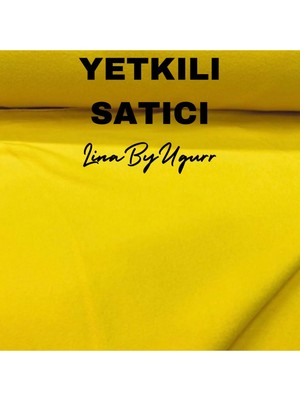 Sarı Universal Kaliteli Tüylenmez Kalın Polar Kumaş En 180CM (1 Adet=1 Metre)