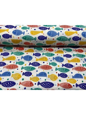 Mekik Manifatura Desenli Duck Keten Kumaş