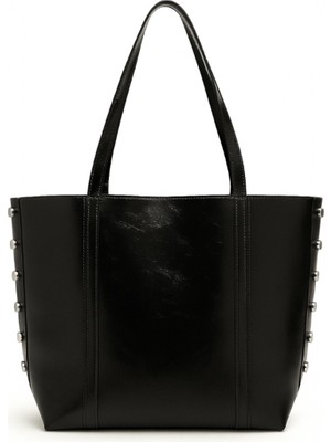 Masilya Brand Zımba Detaylı Omuz ve Kol Çantası Monica