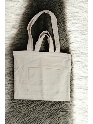 Tokuşka Kanvas Çift Askılı Günlük Omuz Çantası