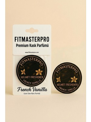 Fitmasterpro Premium Kask Parfümü-Kask Kokusu-French Vanilla 4 Adet