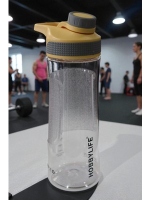 Deyhome Şeffaf Spor Okul Ofis Su Matarası Suluk 730ML